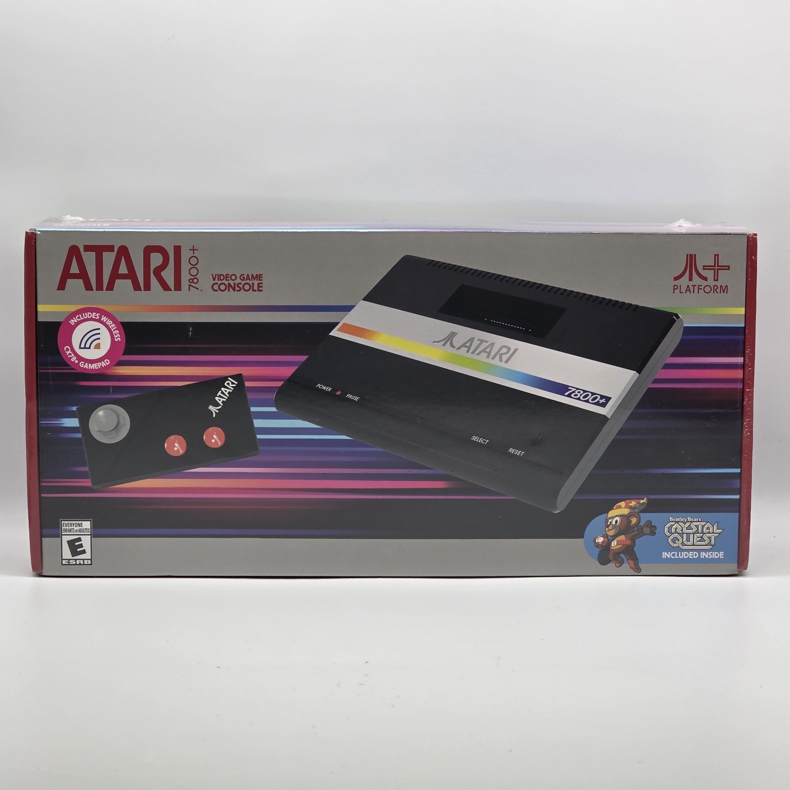 Atari 7800+ Plus Console w/ Wireless Controller & Game NEW