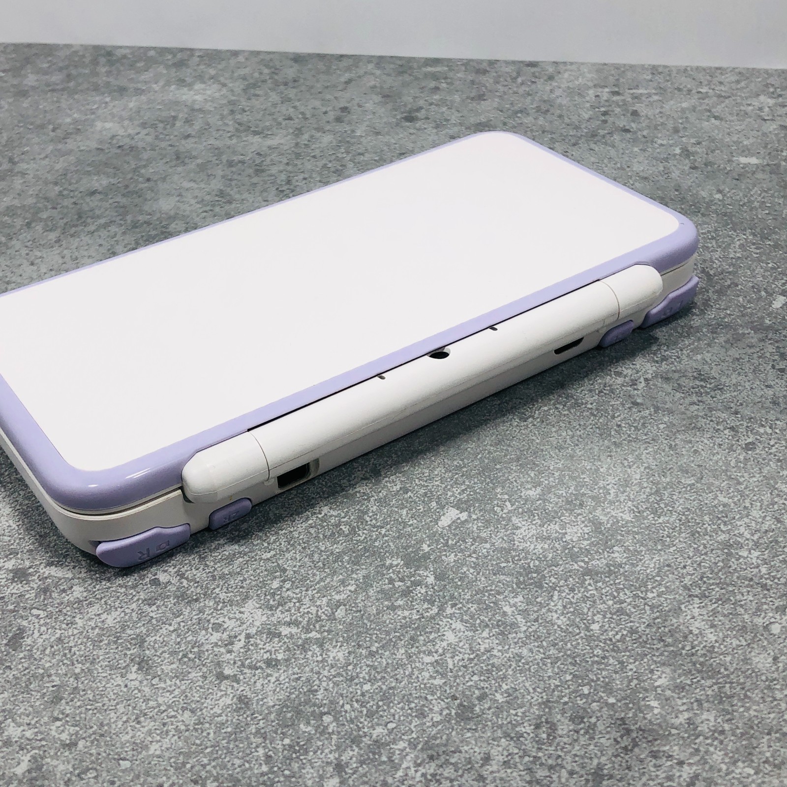 [EX+3] New Nintendo 2DS XL LL White Lavender Console Working Japanese ver 5-129