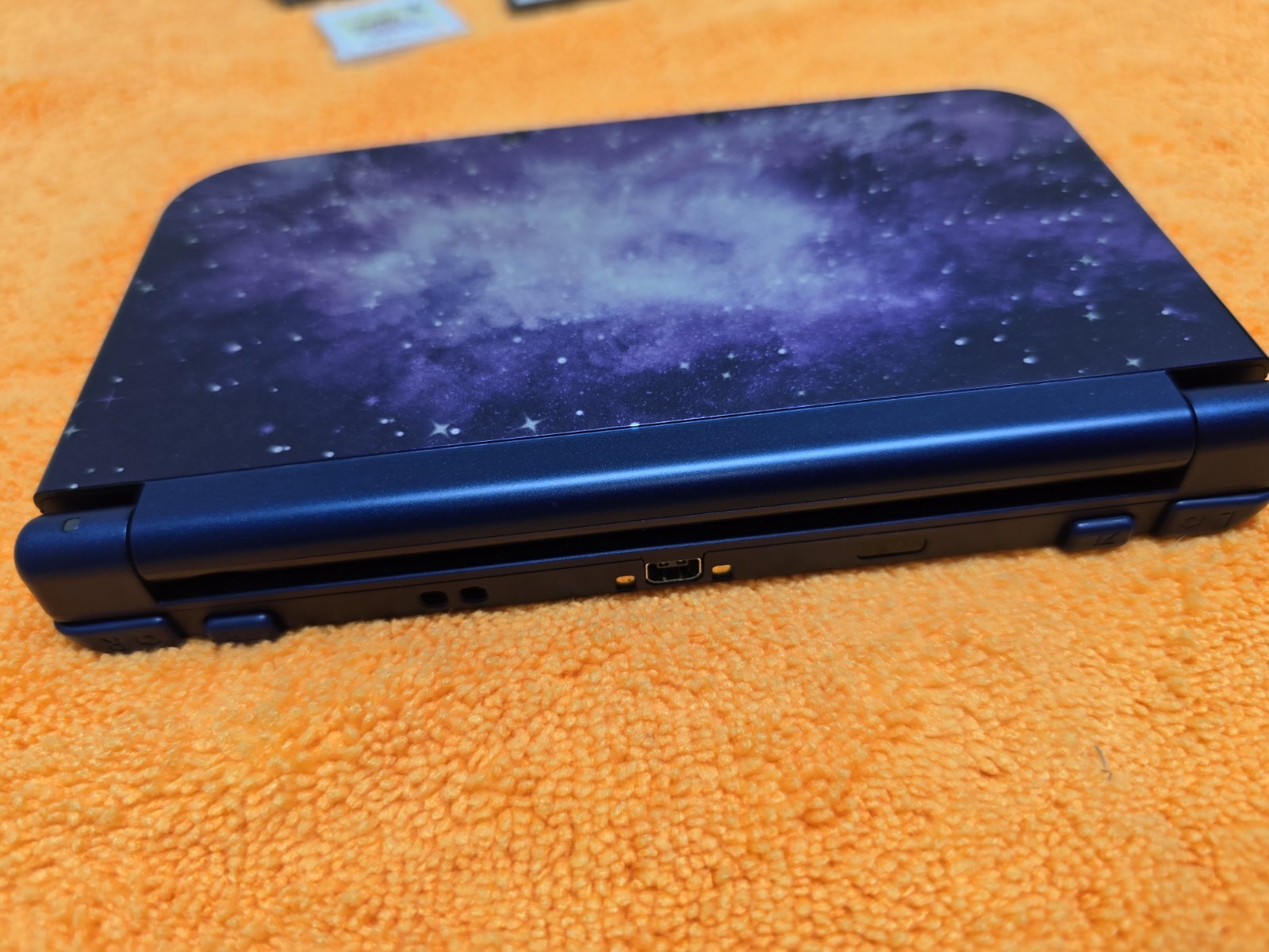 Nintendo 3DS XL Galaxy Edition Handheld System Purple Bundle Games Excellent Lot