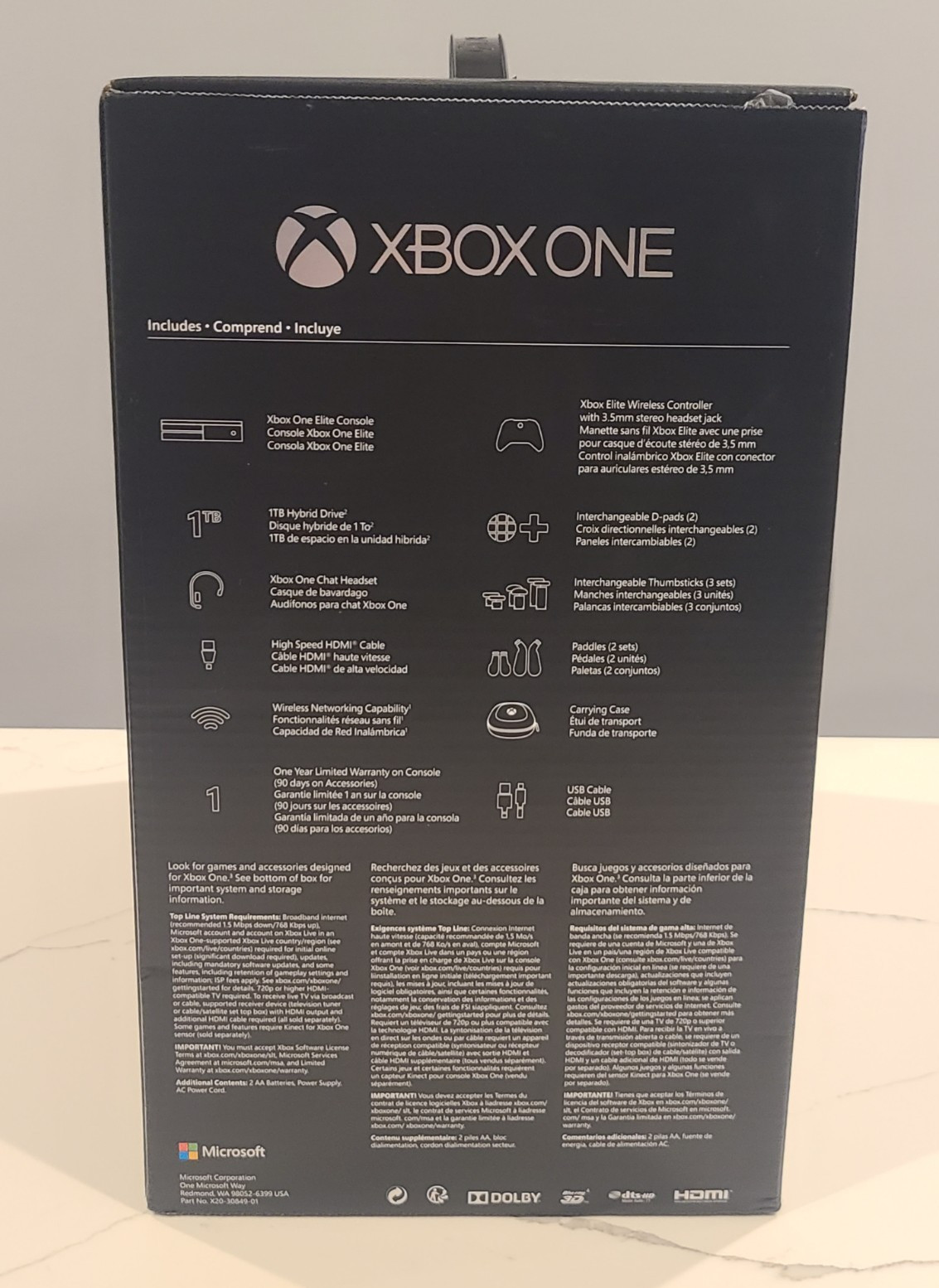 Xbox One – Elite Black 1 TB Console Bundle – NEW/Sealed – Collector Stored