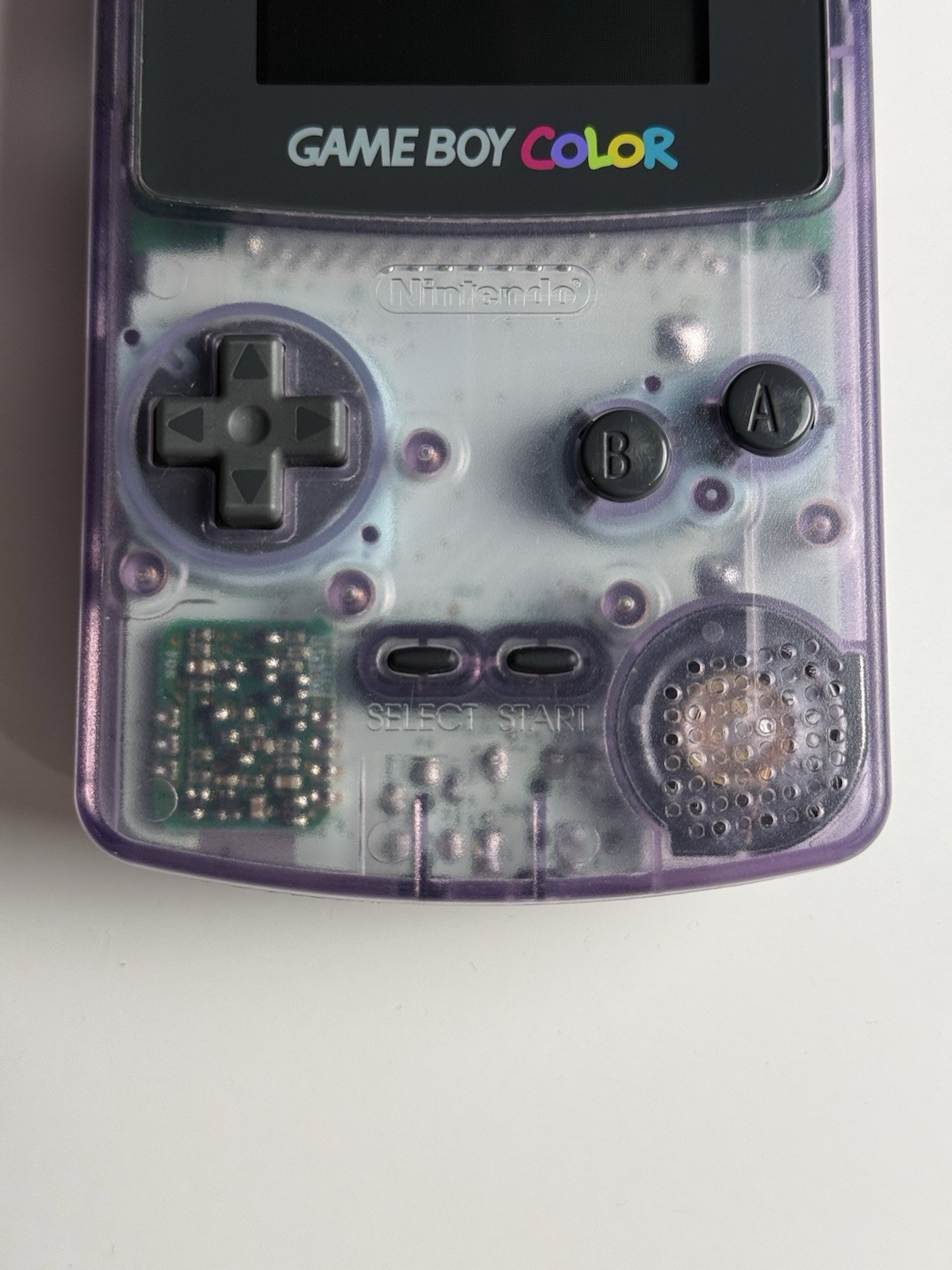 Nintendo Game Boy Color – Atomic Purple No Battery Cover Tested And Working