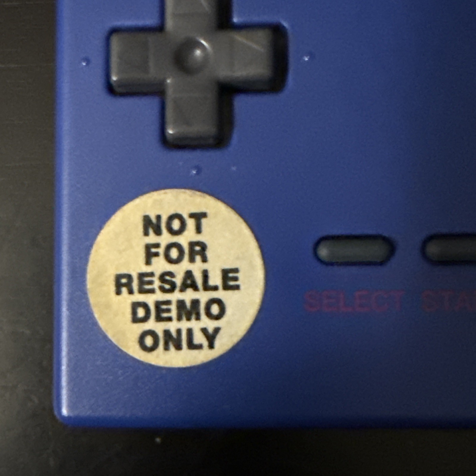 Nintendo Gameboy Pocket Blue Handheld Console System MGB-001 Not For Resale