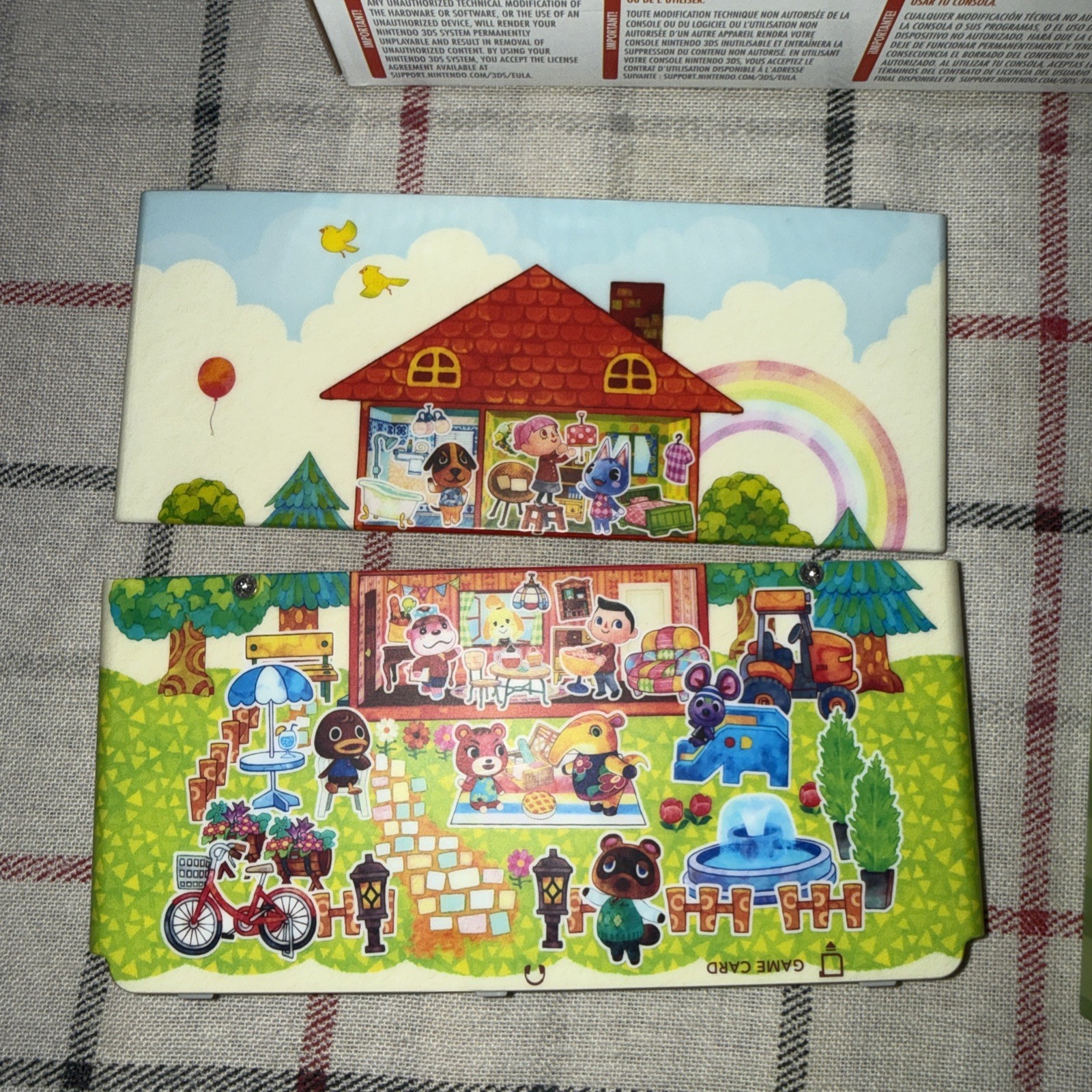 Nintendo 3DS XL ANIMAL CROSSING HAPPY HOME DESIGNER BUNDLE *GAME NOT INCLUDED *