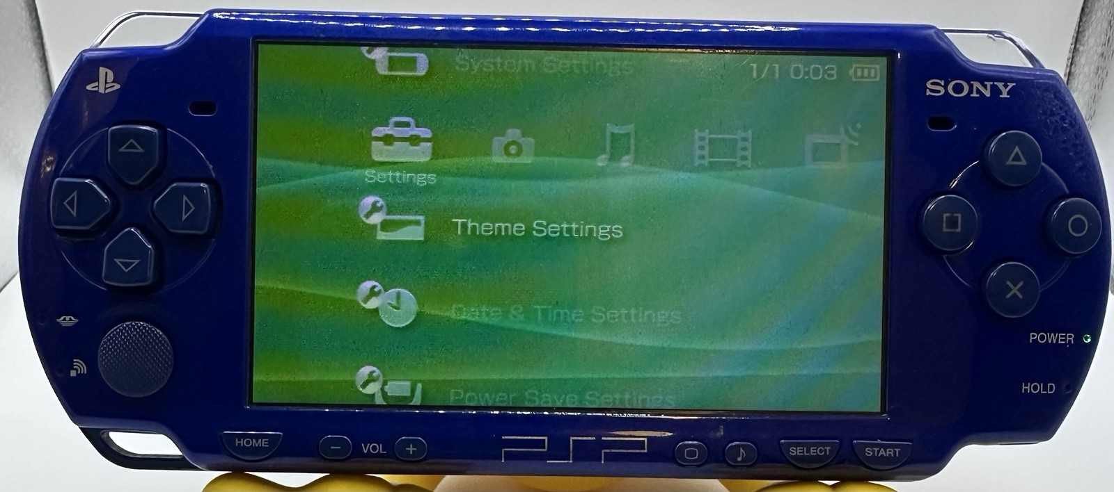 Sony PSP 2000 Blue Console TESTED + WORKING! no battery no charging cable incl.