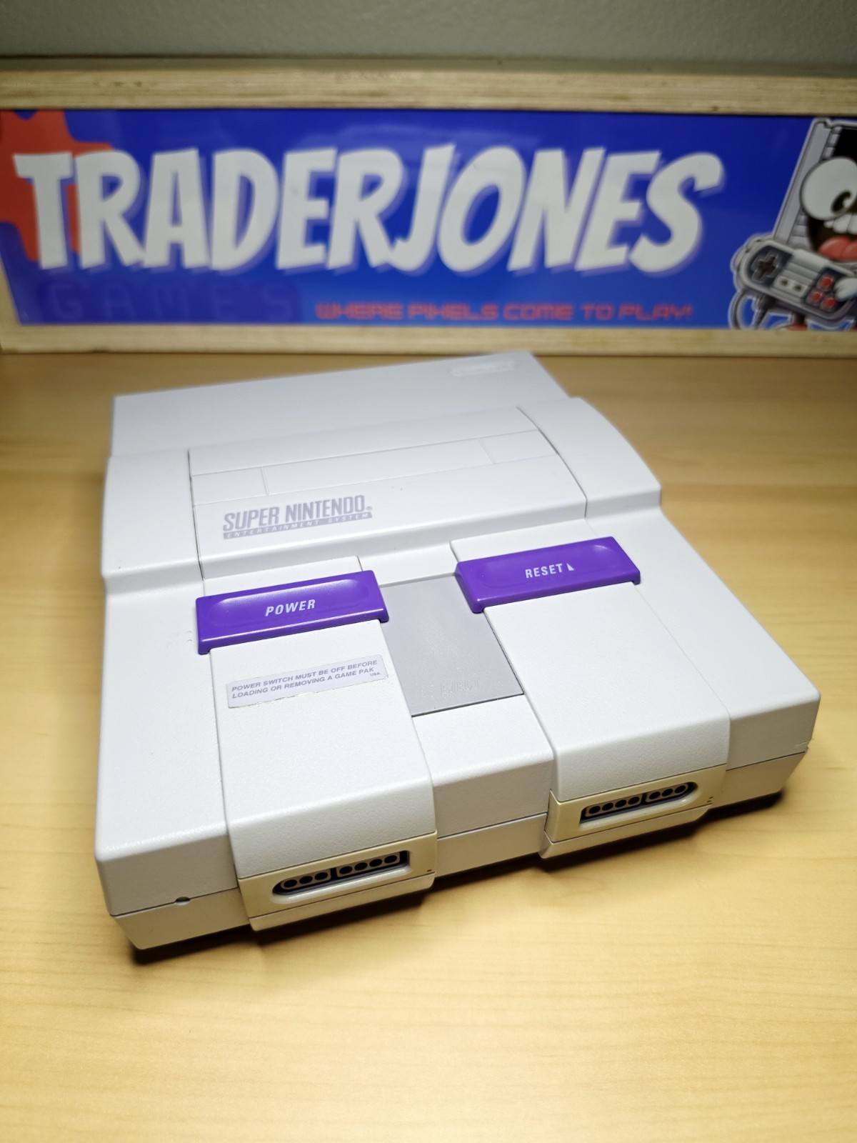 Super Nintendo SNES Console – Tested / Working – Cords + Controller