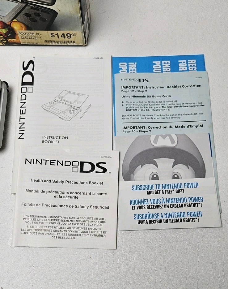 Nintendo DS Console – Metroid Prime Hunters First Hunt Edition In Box