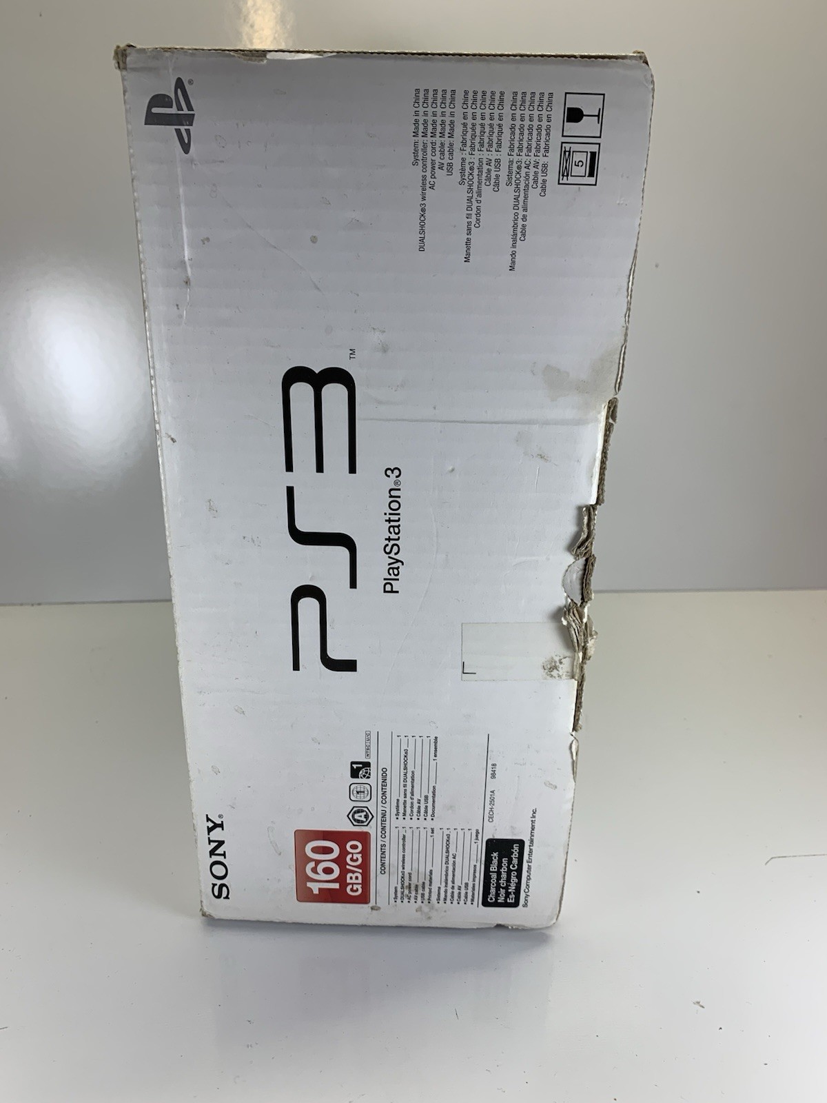 Sony PlayStation 3 PS3 Slim 160GB CECH-2501A Console Bundle w/ Original Box