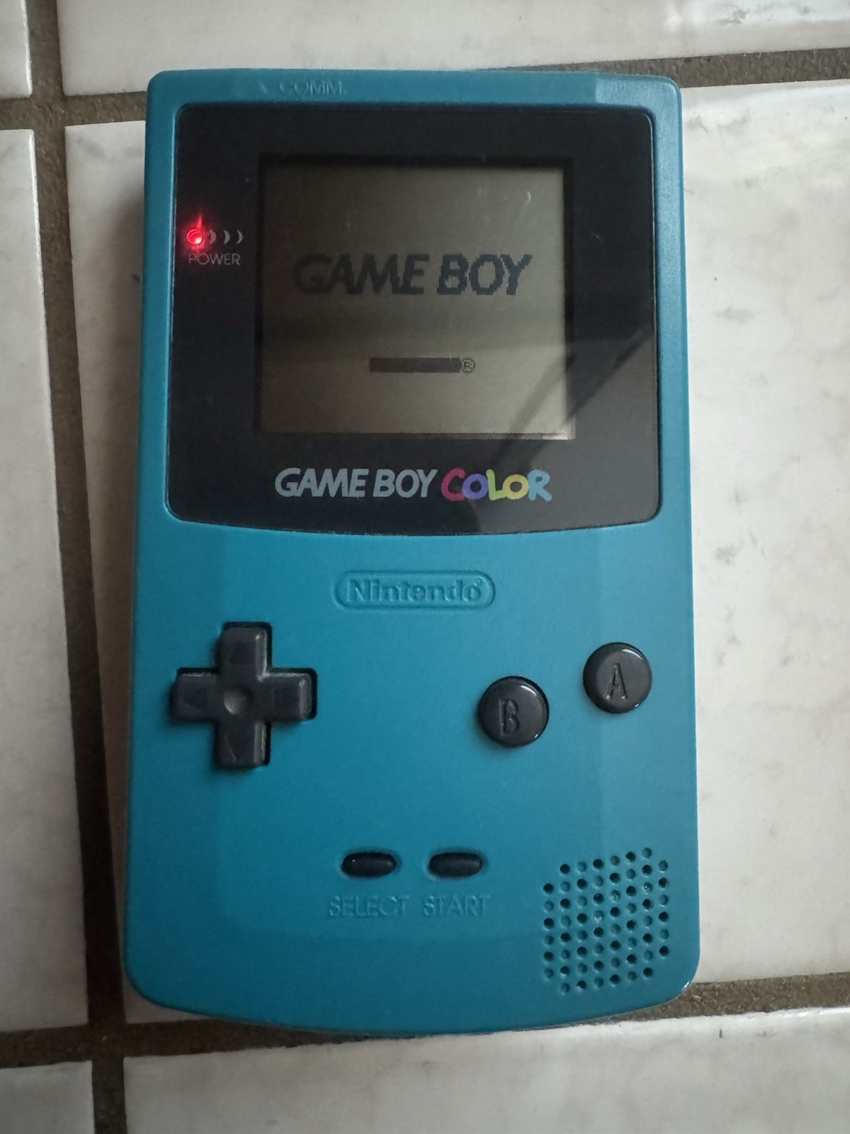 Nintendo Game Boy Color Teal Handheld System Made in Japan