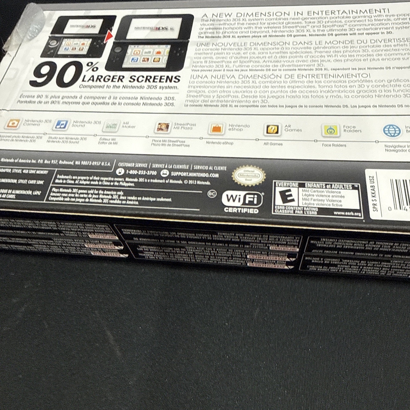 Nintendo 3DS XL – CIB Black, Authentic, Tested, Great Condition!