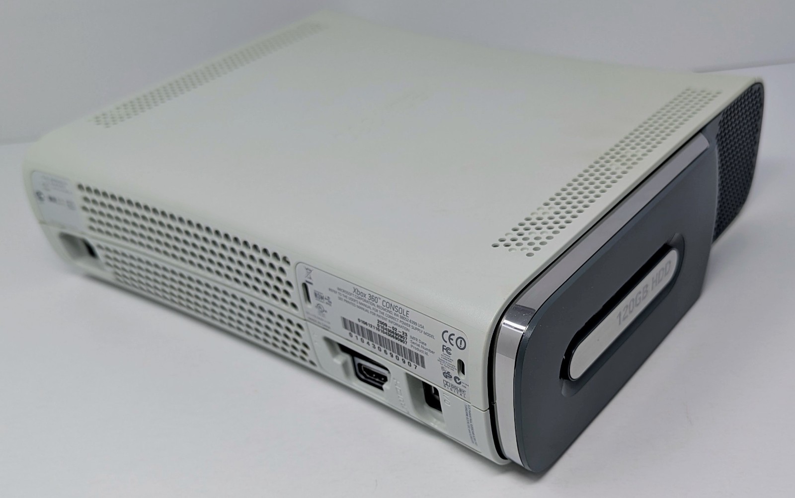 Microsoft Xbox 360 Arcade 120GB White Console Bundle w Box – System 2.0.8.8498.0