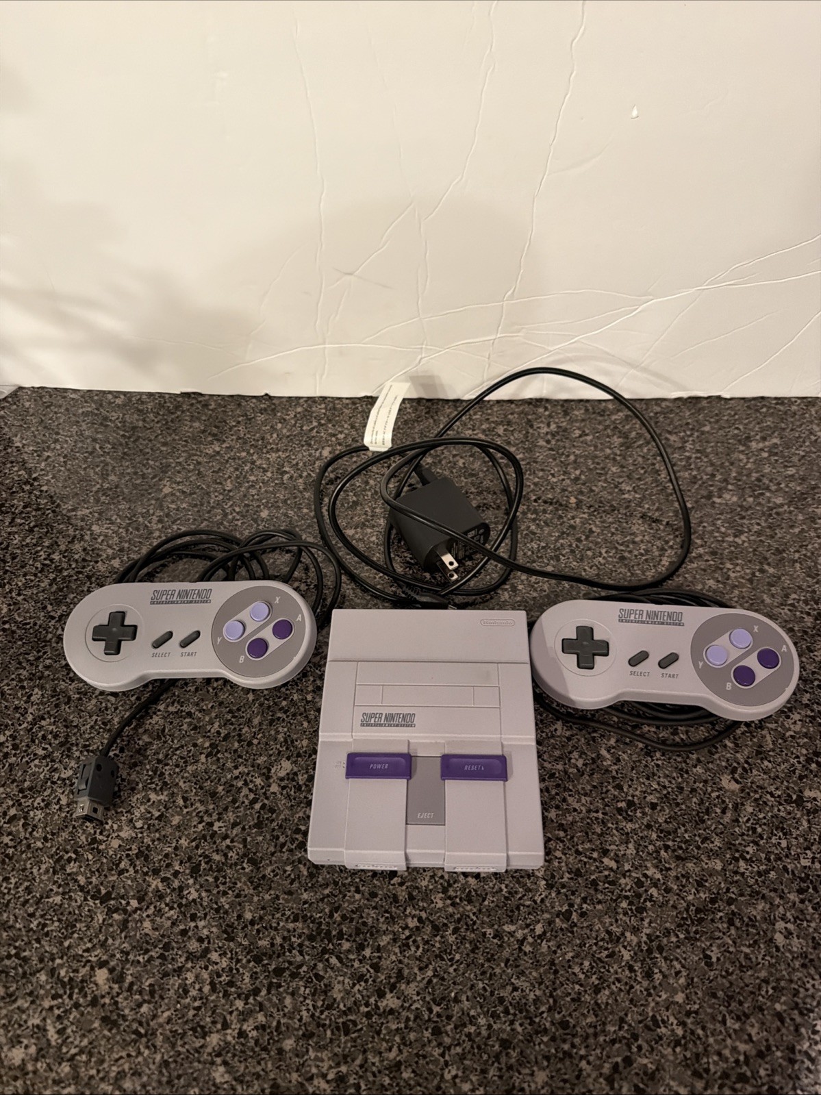 Super Nintendo SNES Classic Edition Console Gaming System CLV-201 Gray Works