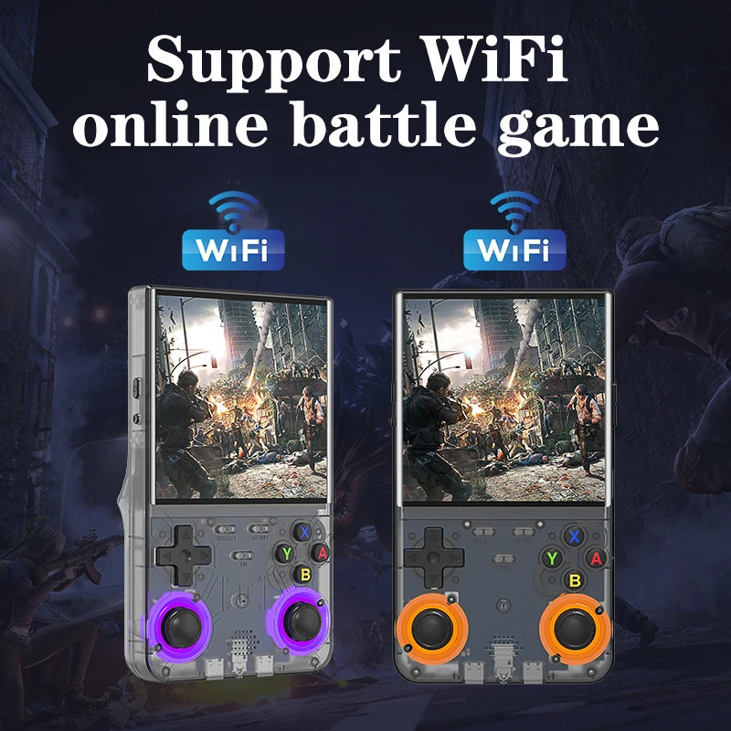 R36 Ultra Console Portable Retro Game 4‘’ IPS Screen Handheld Game Players Emula