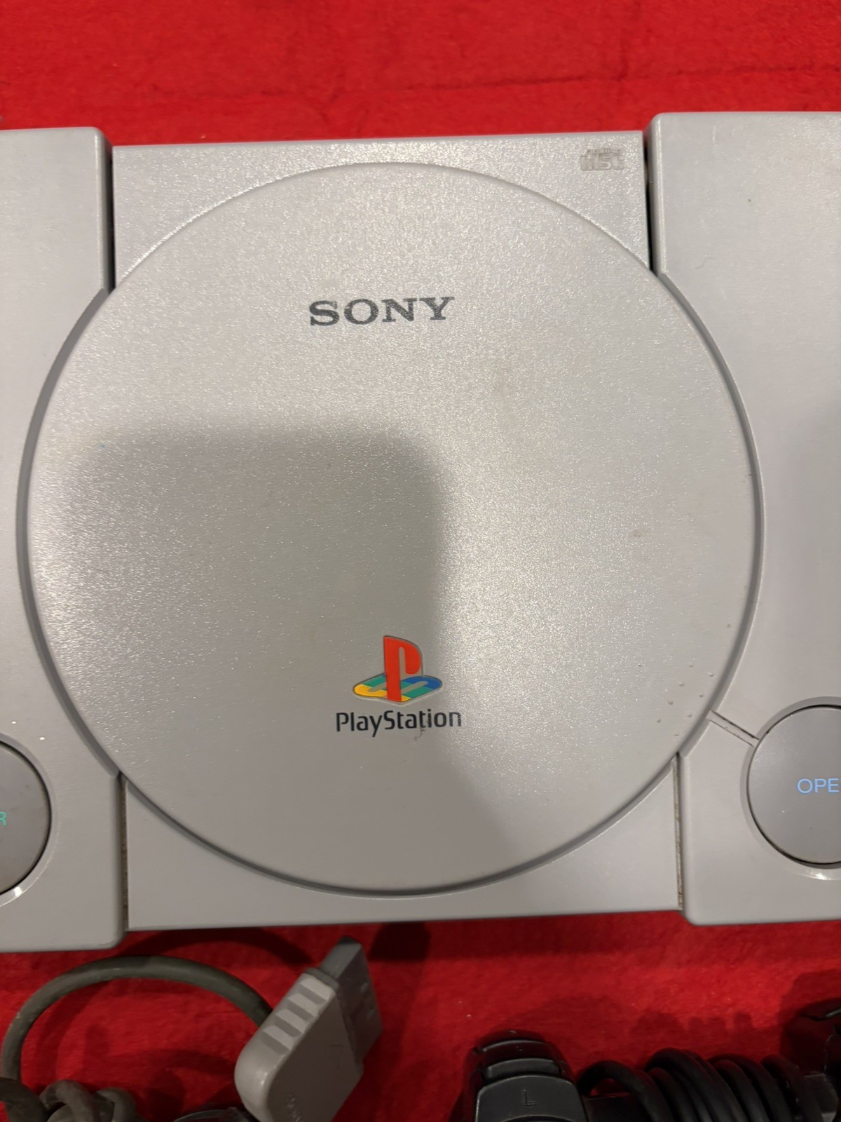 SONY PS1 Playstation 1 with 2 controller, 1 Game and power cable, Tested