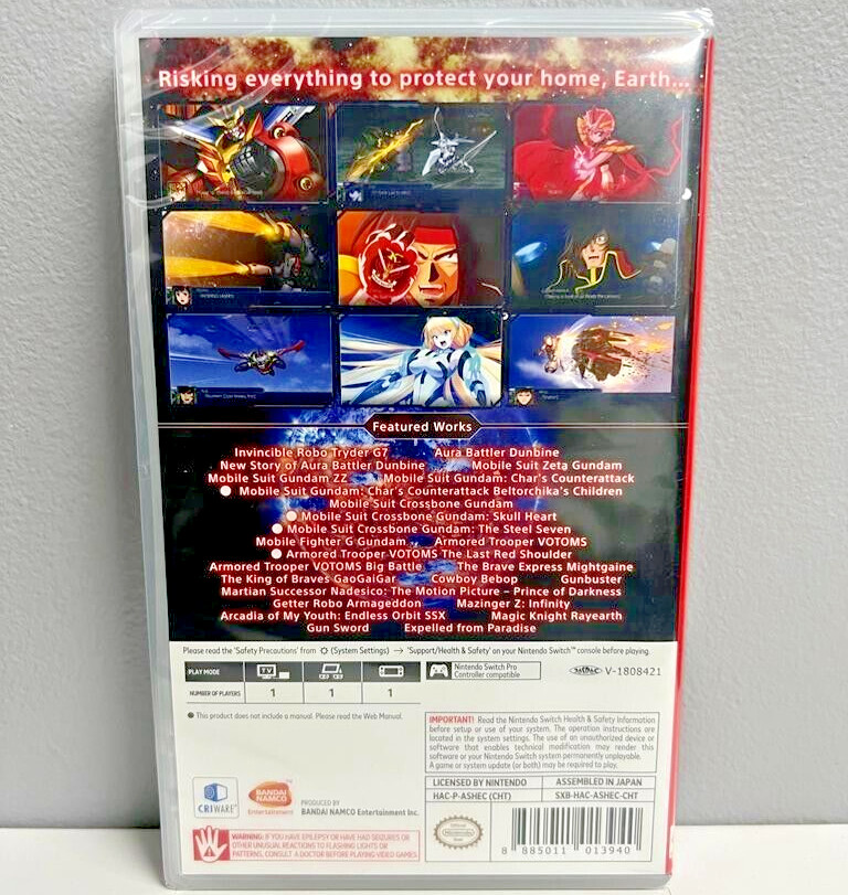 Super Robot Wars T Switch Brand New Game Special (2019 Tactical RPG)