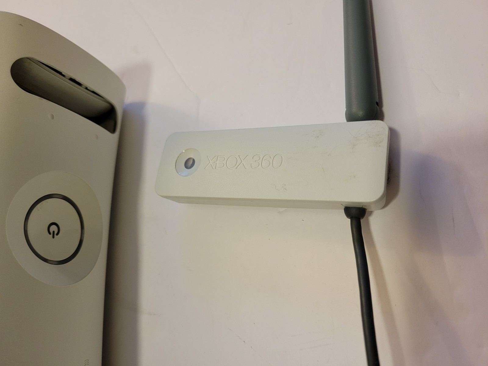 Microsoft Xbox 360 Console System With Power Cable Cord 60GB White Tested