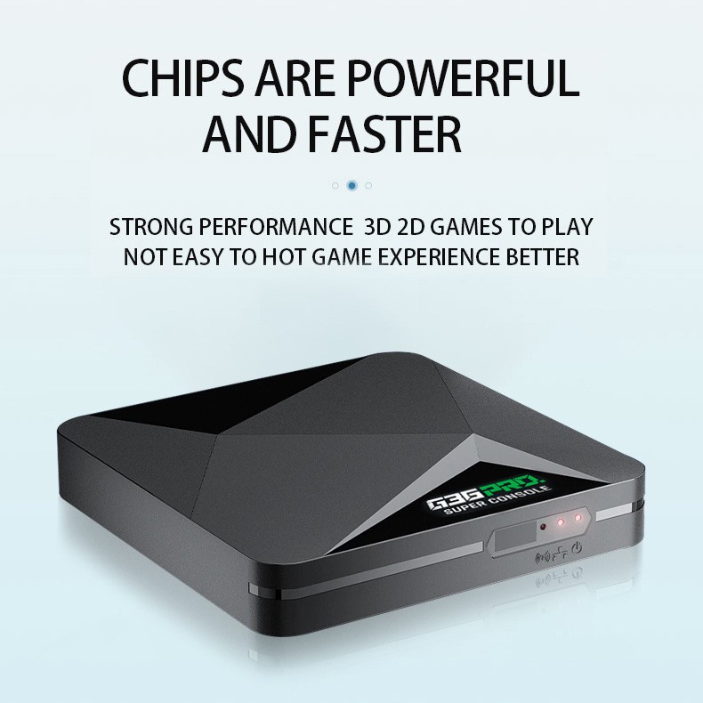 Wireless 2.4G Retro Gaming Handle Console TV Box Built-In 120000+ Video Games