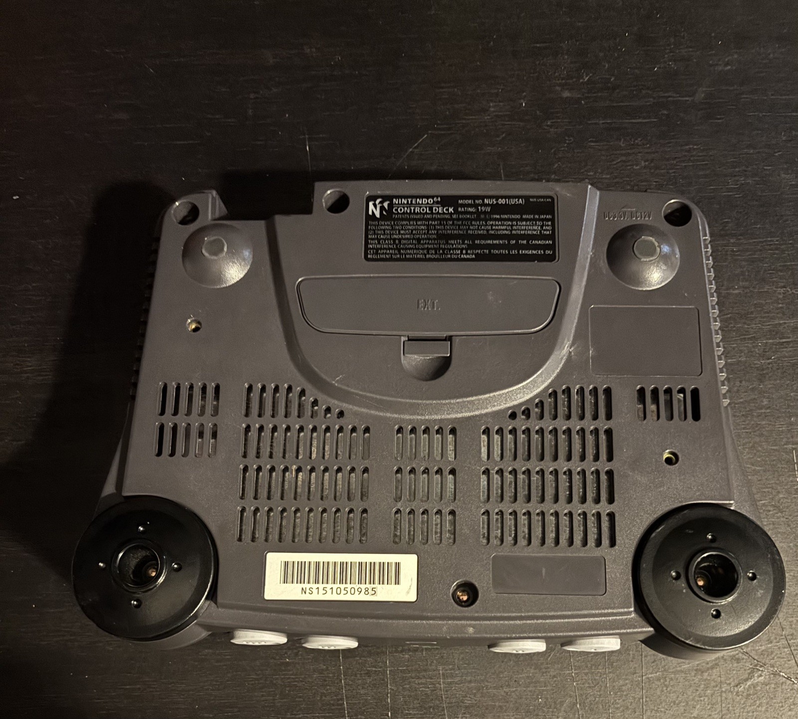 Nintendo 64 N64 Console Gaming System Gray W/ Cords