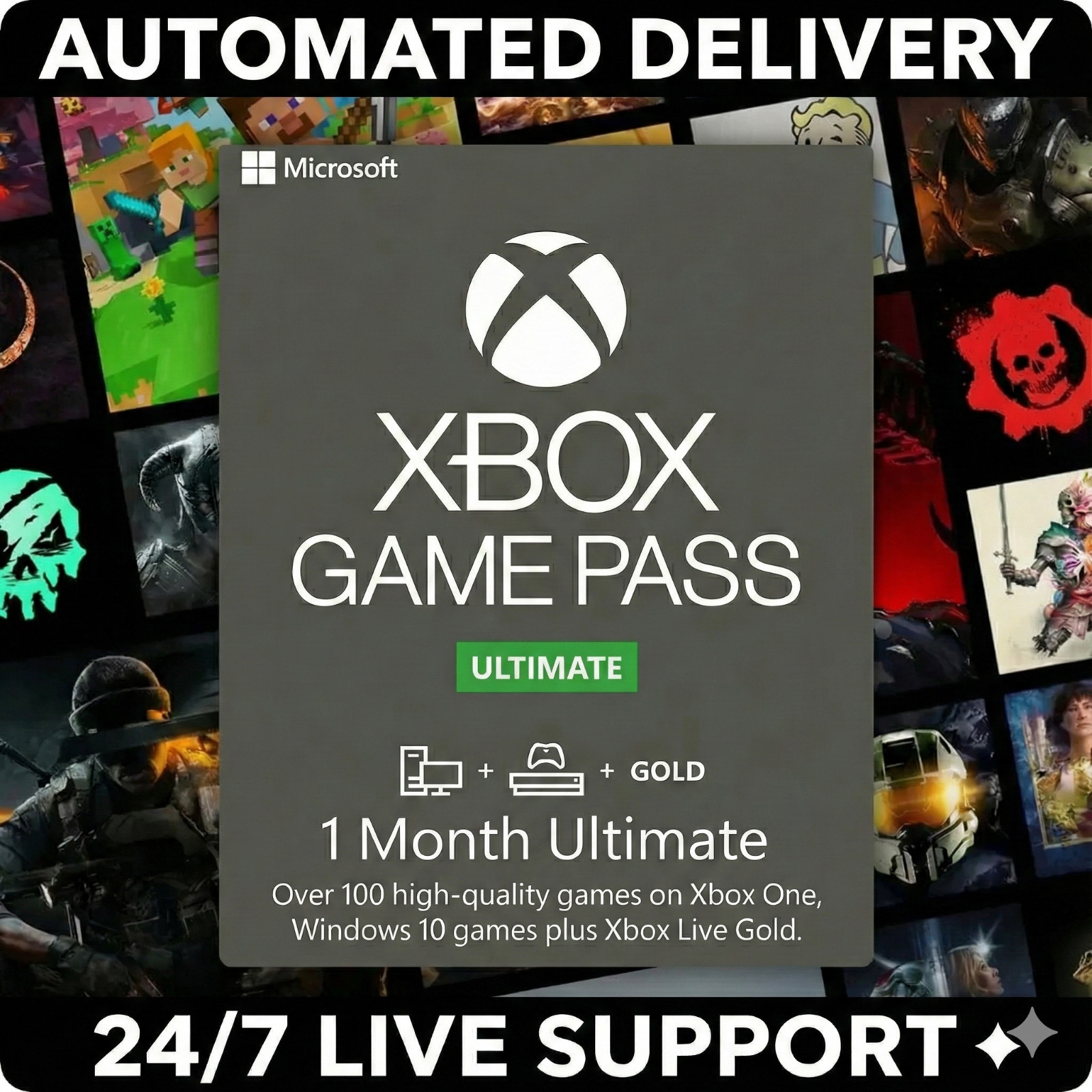 Xbox Game Pass Ultimate – 1 Month Membership – Existing Users – USA Only