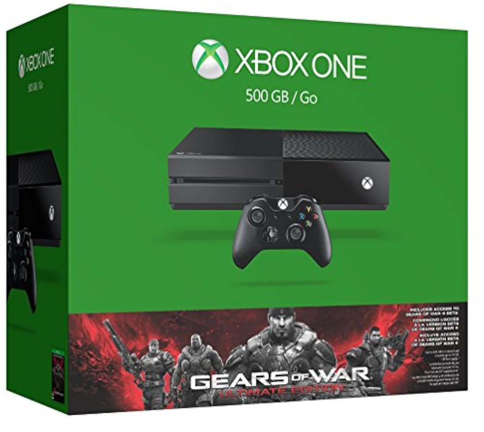 Xbox One 500GB Console Gears Of War: Ultimate Edition Bundle Very Good 2Z