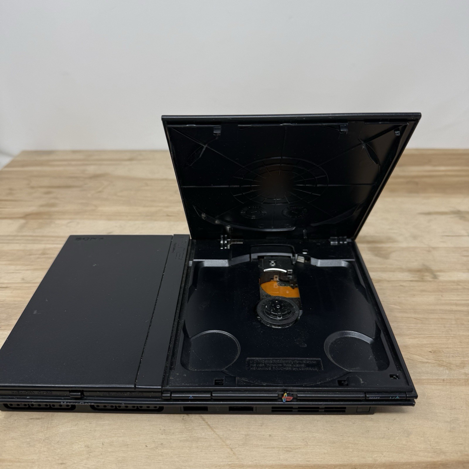 PS2 Slim SCPH-77001 Console W/ Power + AV Cables & Controller Tested Working