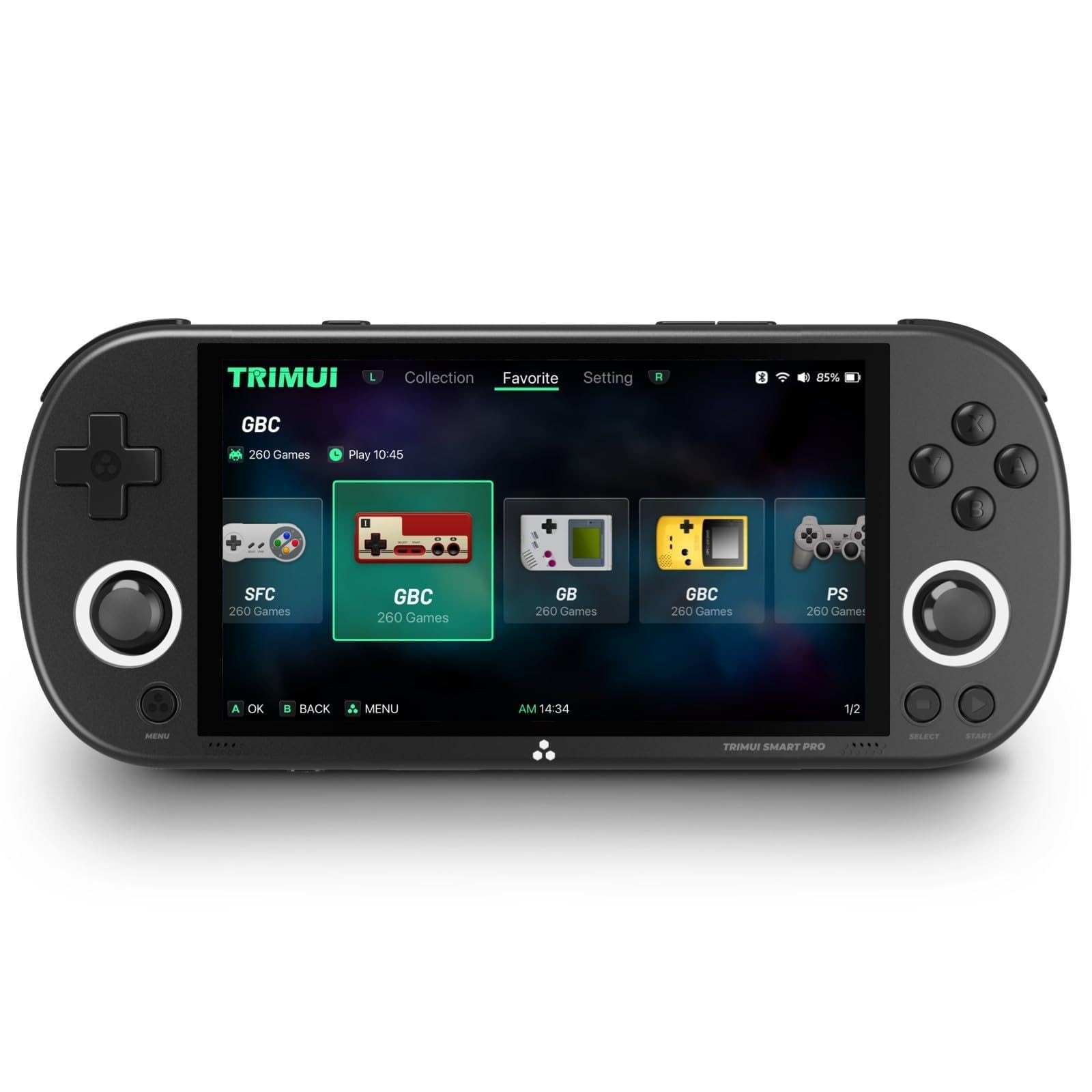 TRIMUI Smart Pro Handheld Game Console, Mini Game Player Compatible with More