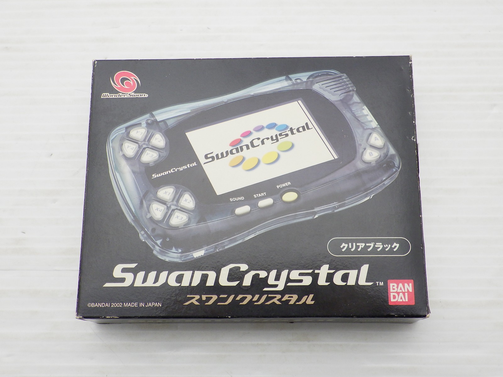 AS IS-SwanCrystal Console (SCT-001 Clear Black) WonderSwan JP GAME 9000025474207