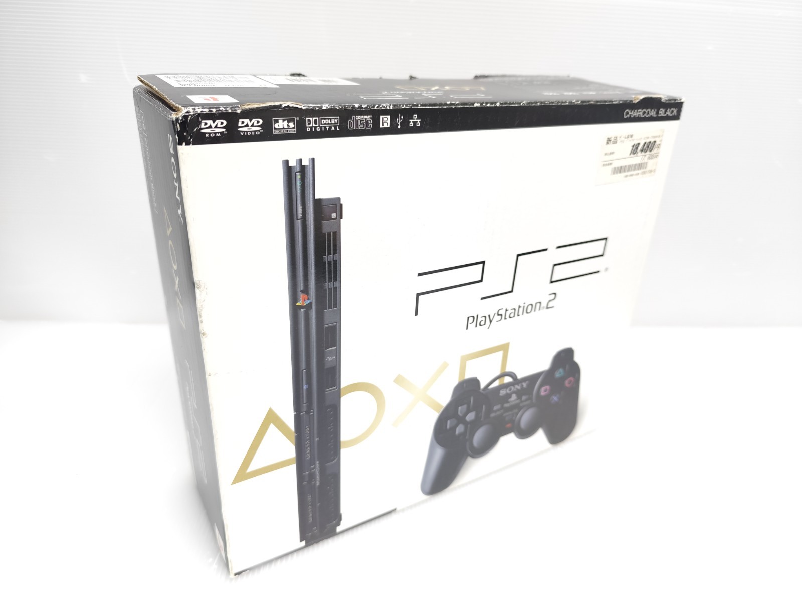 «Region Free» SONY Playstation2 PS2 Slim Console SCPH-75000 Charcoal Black w/box
