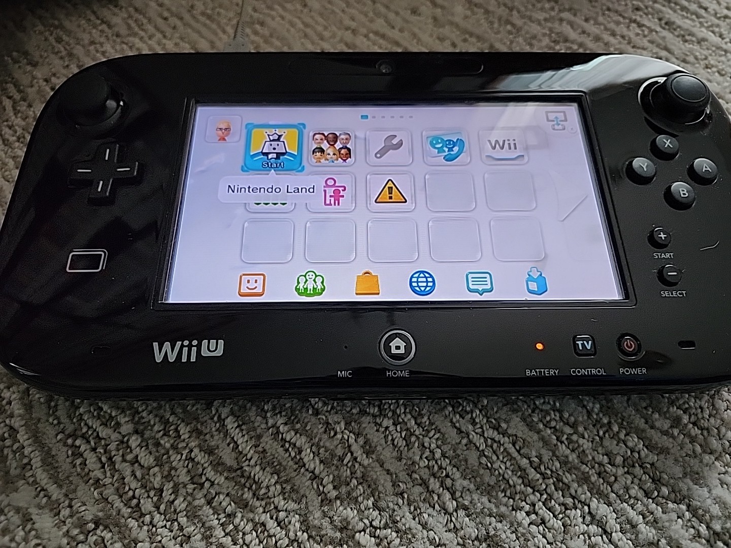 Wii U Console Bundle Complete & Works Great! With All Cords & Nintendoland! NICE