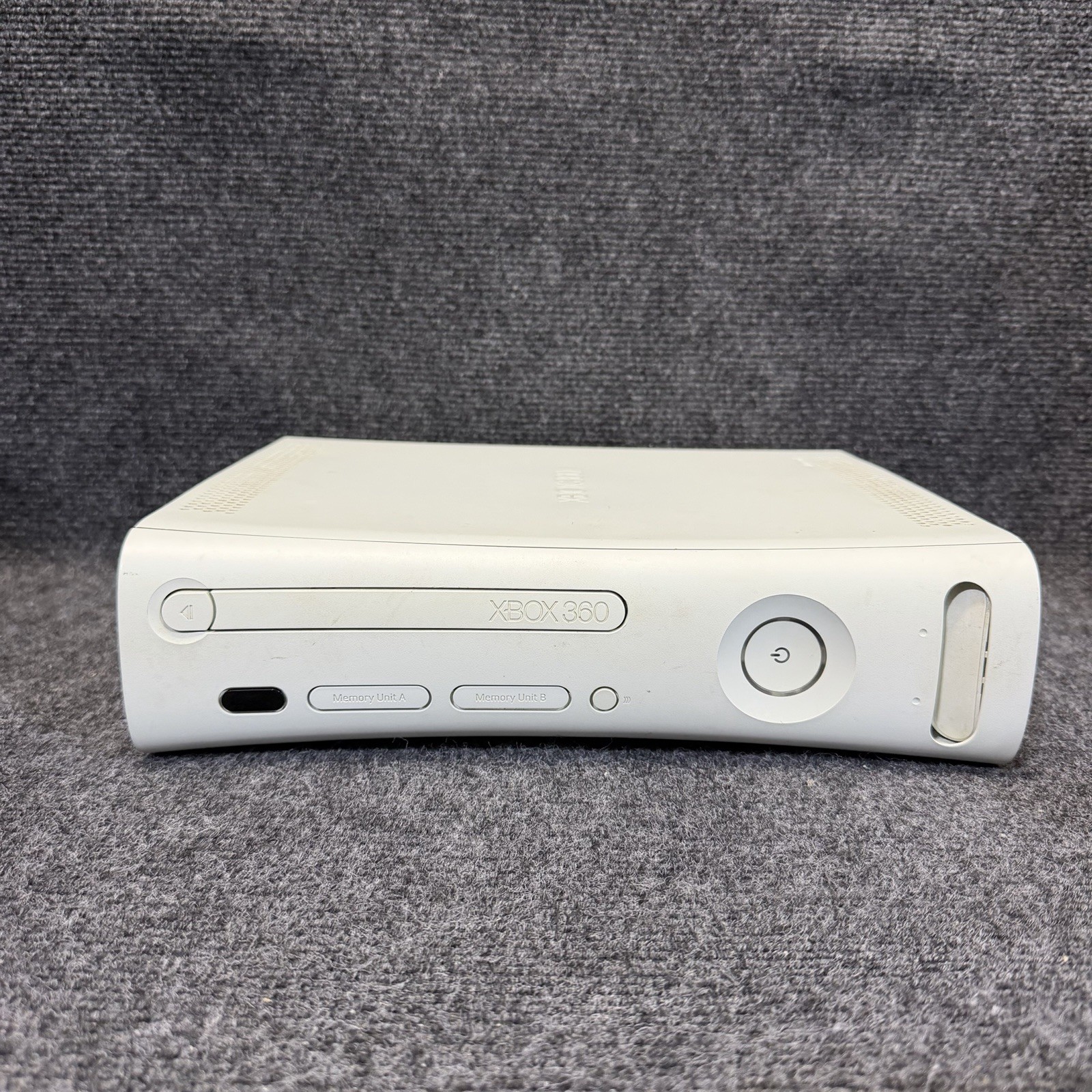 Microsoft Xbox 360 Fat White Console For Parts/Repair Disc Read Error No HD 1007