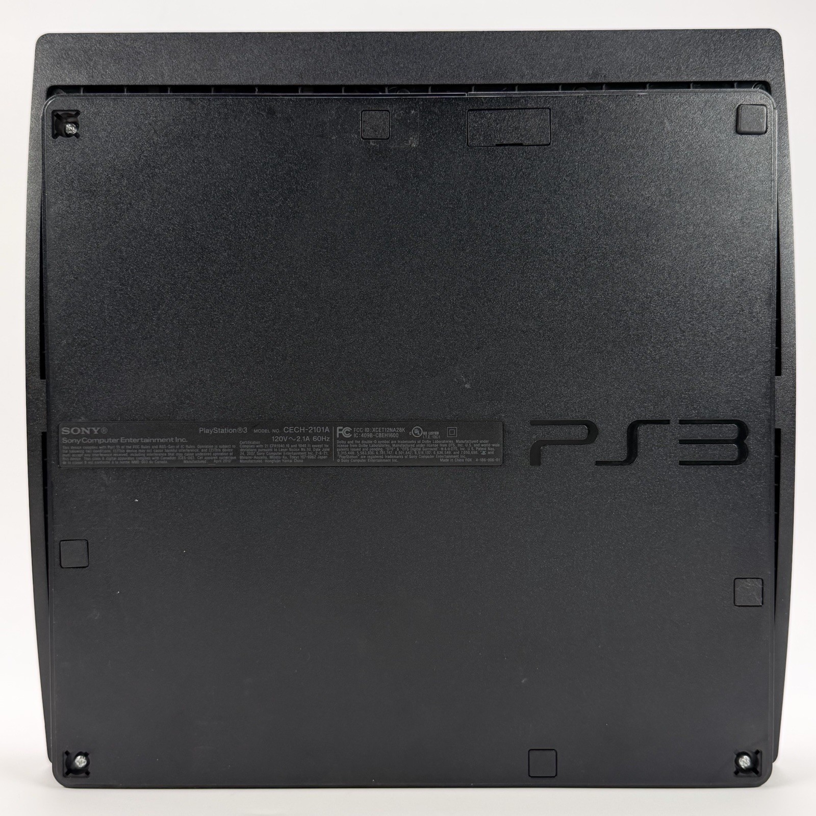 Sony PlayStation 3 PS3 Slim 120GB CECH-2101A Black Console Controller See Video