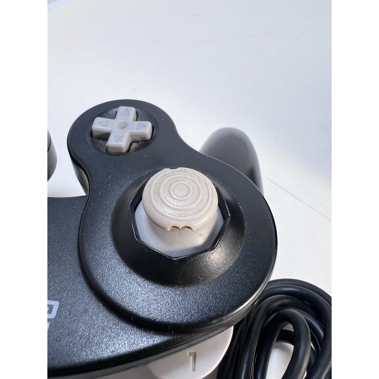 GameCube Black Console (DOL-001) 1 OEM Controllers, Power Cord, AV Cable – EUC