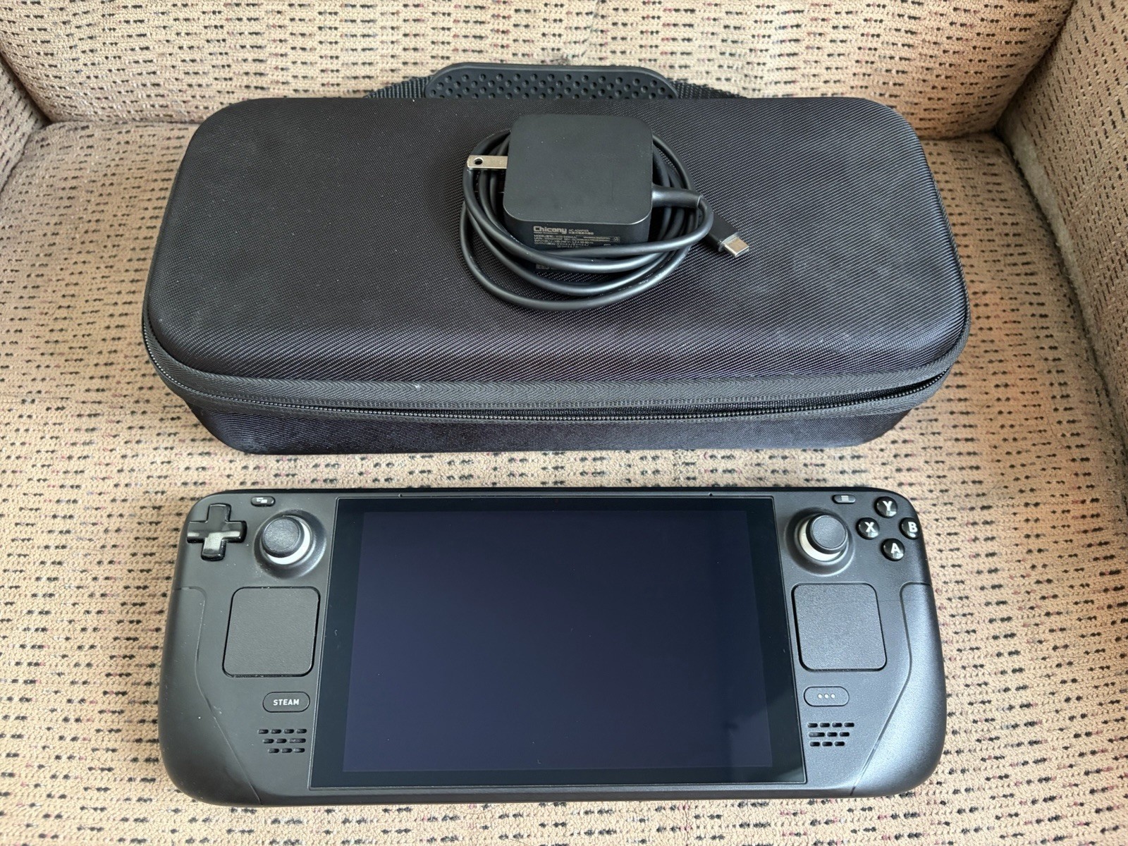 Steam Deck 64GB LCD with 512GB SD Card – Charger, Case, and Screen Protector