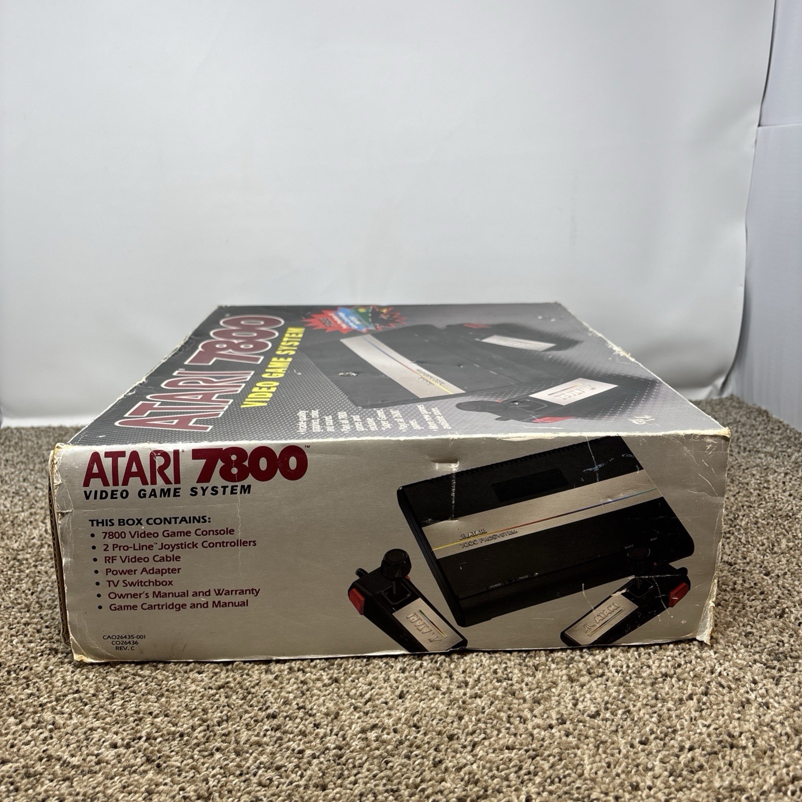 Atari 7800 Console And Games Bundle In Box Fully Tested 11 Games All Cables CIB