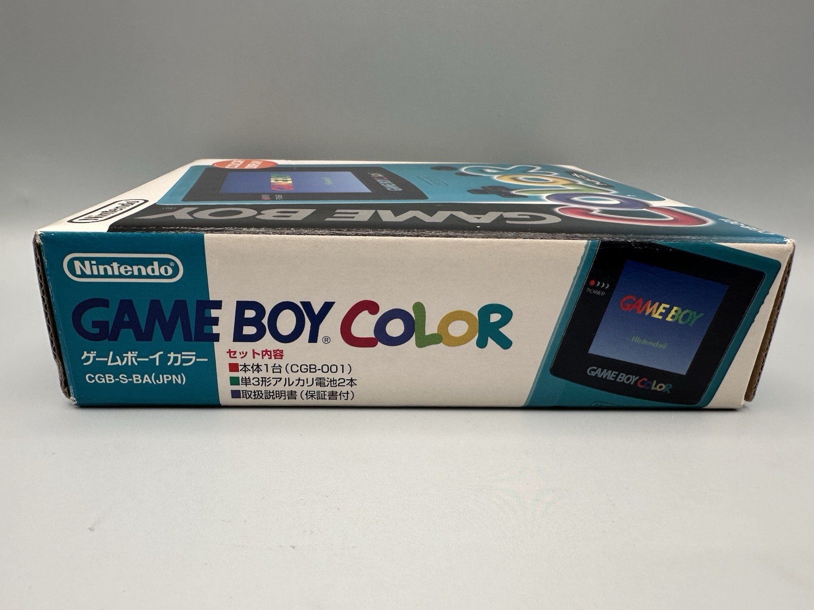Teal Nintendo Game Boy Color Handheld Game Console – With Minty Box