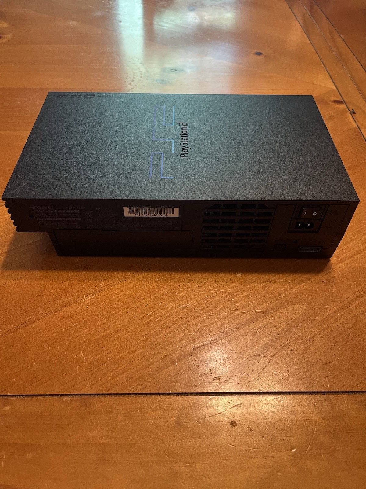 Sony PlayStation 2 Console SCPH-30001 Black With AV/Power Cables Tested Working