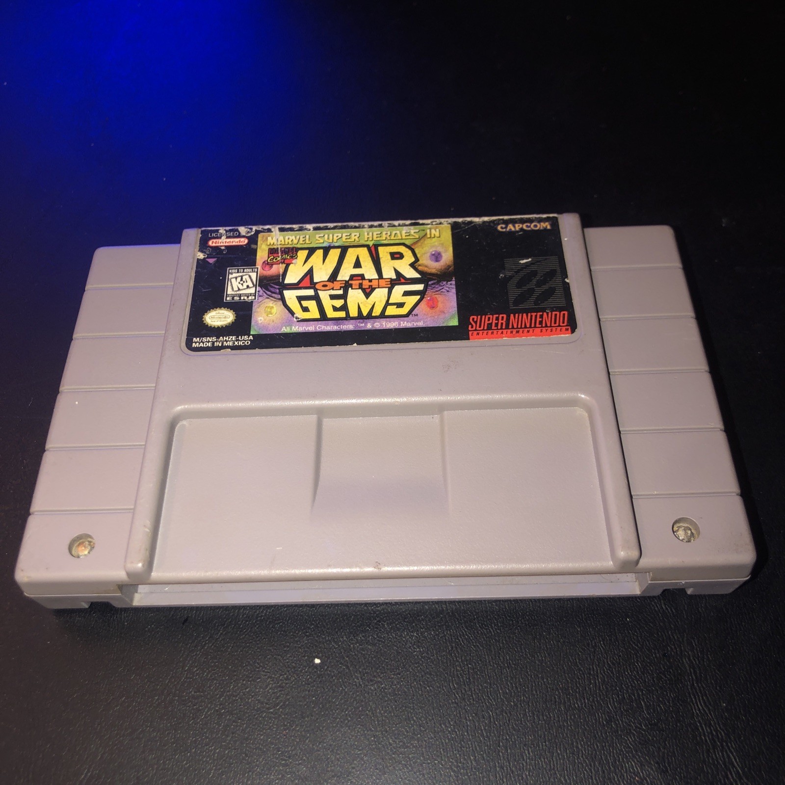 Marvel Super Heroes In: War of The Gems (Super Nintendo, SNES, 1996) AUTHENTIC