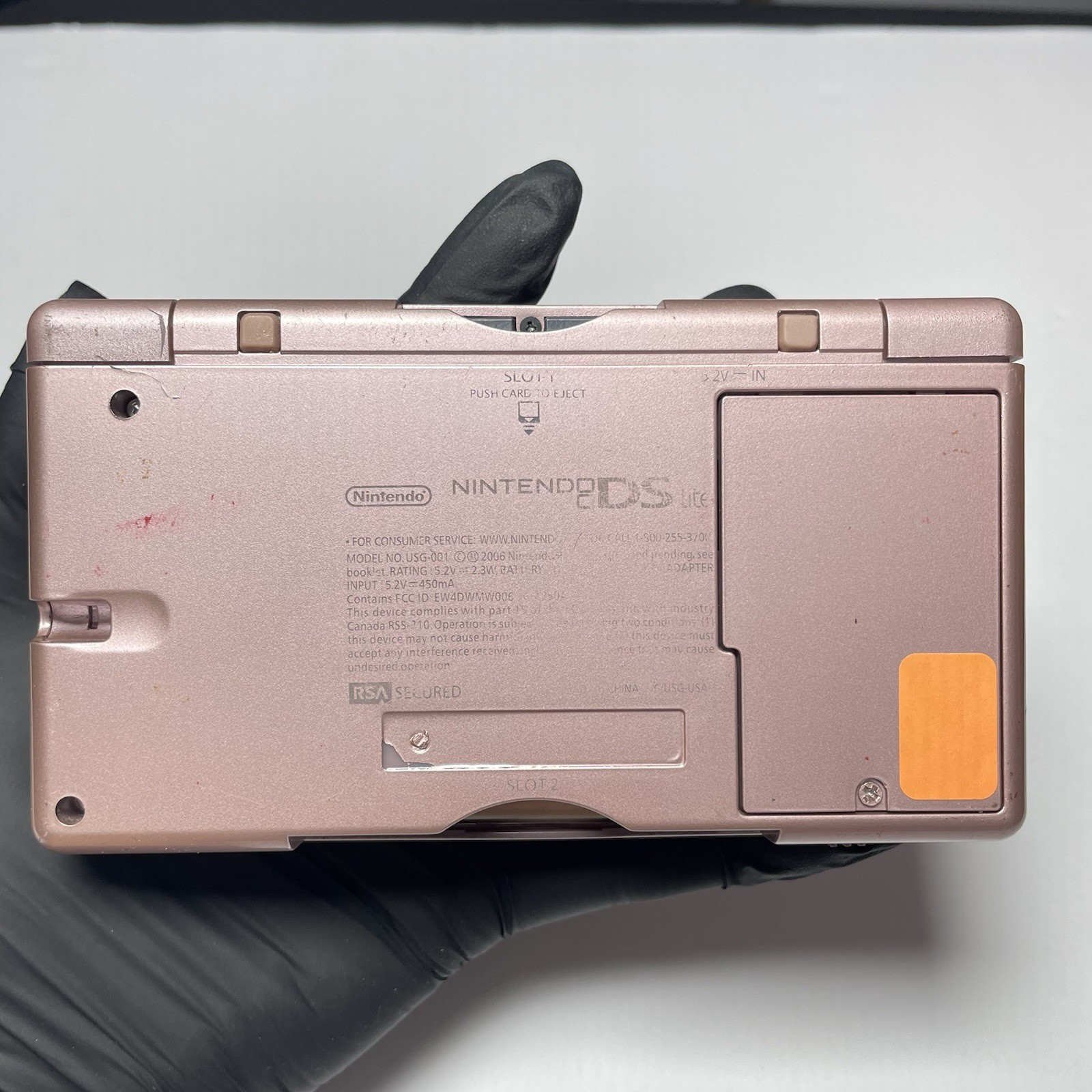 Nintendo DS Lite – Metallic Rose – Parts/Repair – PLEASE READ