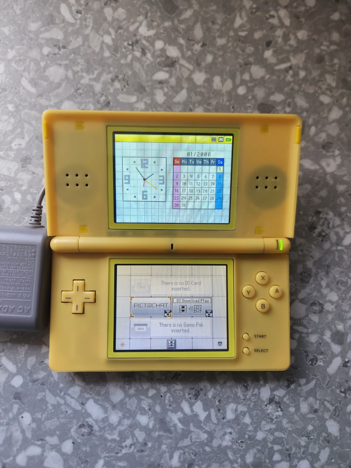 Nintendo DS Lite Pokémon Edition 4MB Yellow Handheld System