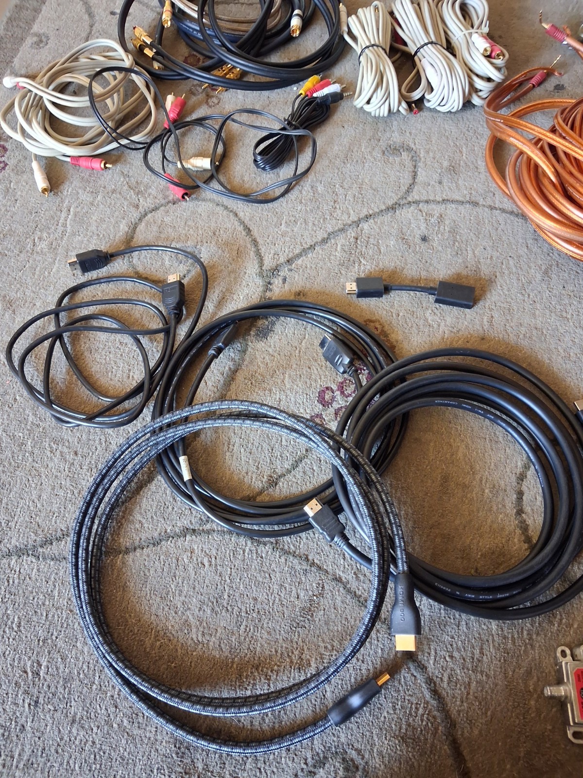 Vintage ✨️ Used PWR Cords,Cables,Hdmi,RCA,Sony Playstation 2 Cables ,All In PICS