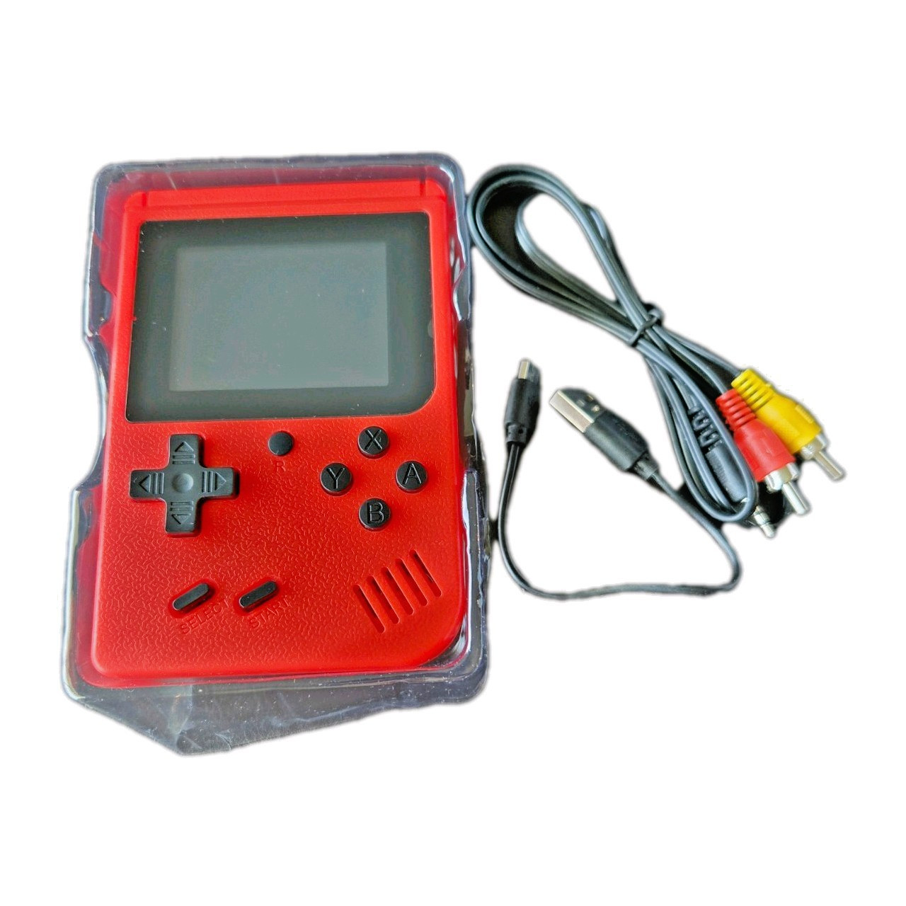 GameBox Plus Red Handheld Retro Game Console with 400 Games