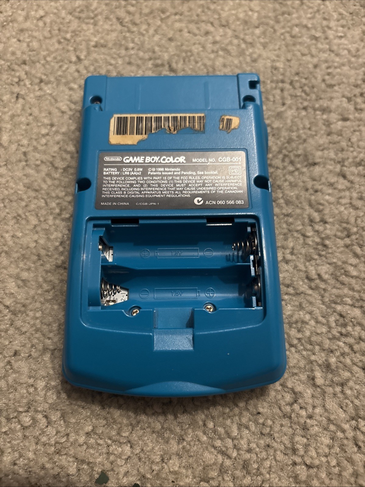 Nintendo Game Boy Color Handheld Game Console – Teal Tested