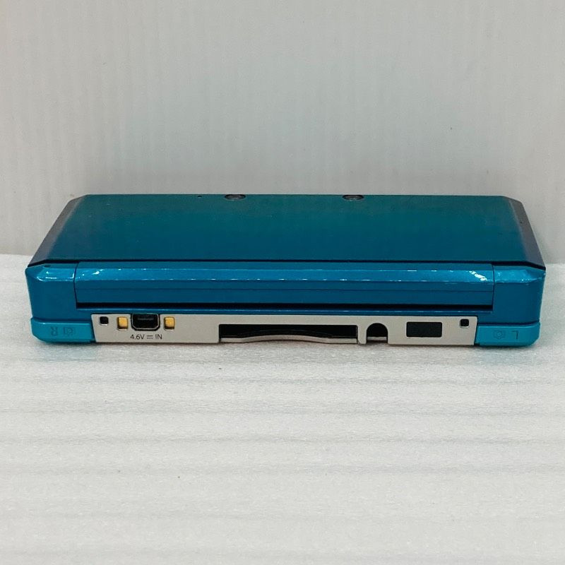 Nintendo 3DS Aqua Blue Handheld Console Charging Dock Bundle NTSC-J Japan 0155