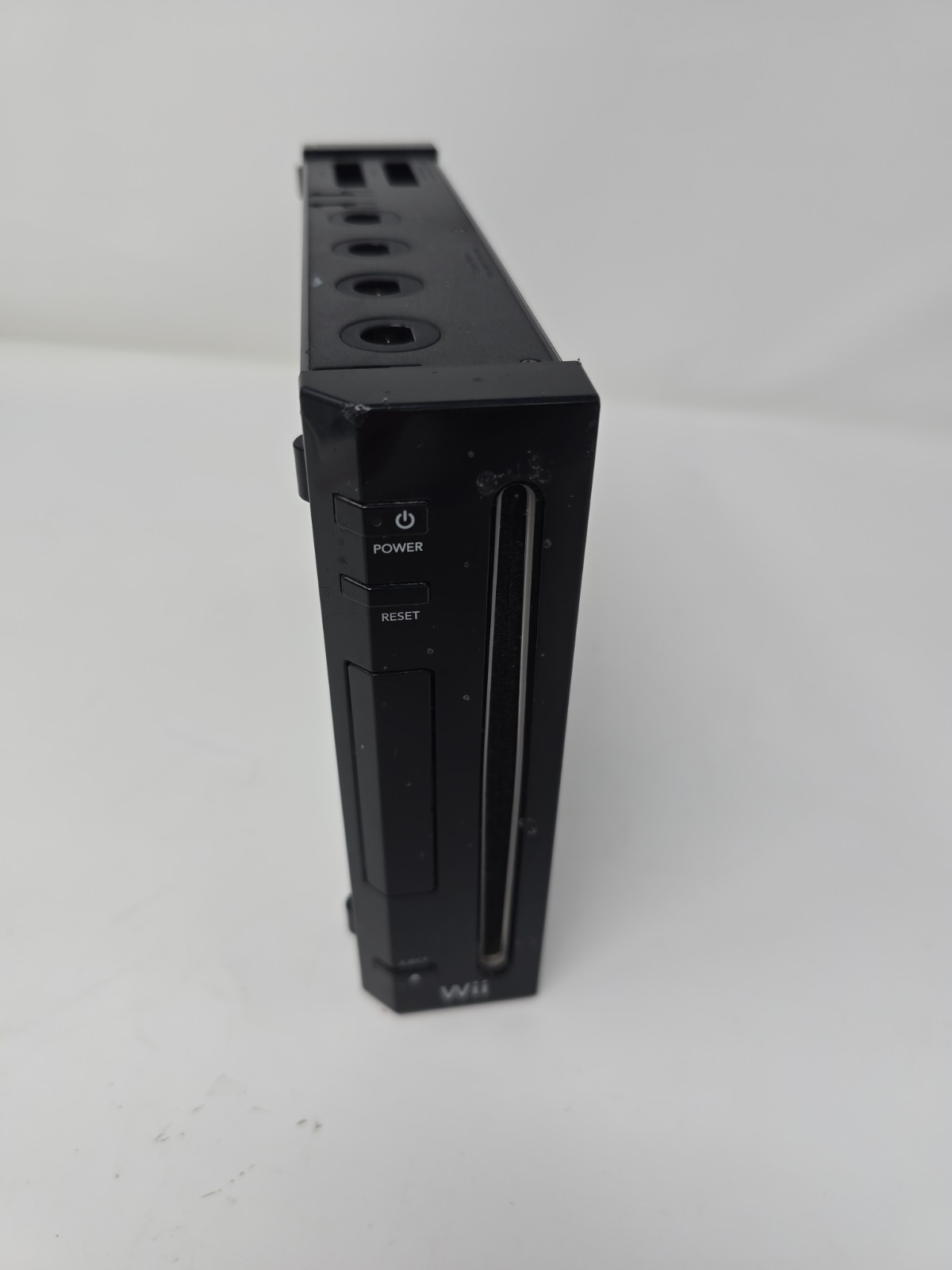 Nintendo Wii Gamecube Compatible RVL-001 Tested Works Console ONLY Black.