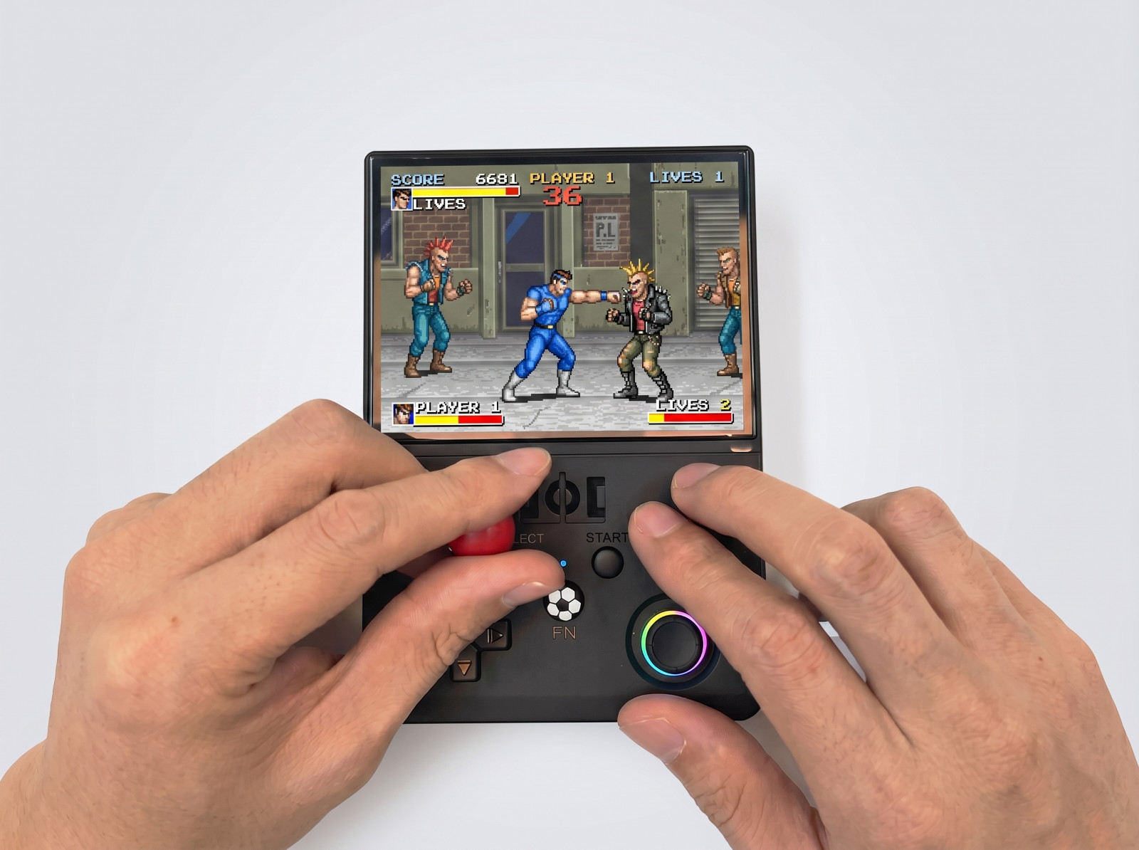 R36 Max 2 128GB Retro Handheld Game Console 4.5″ IPS WiFi Linux Portable Gaming