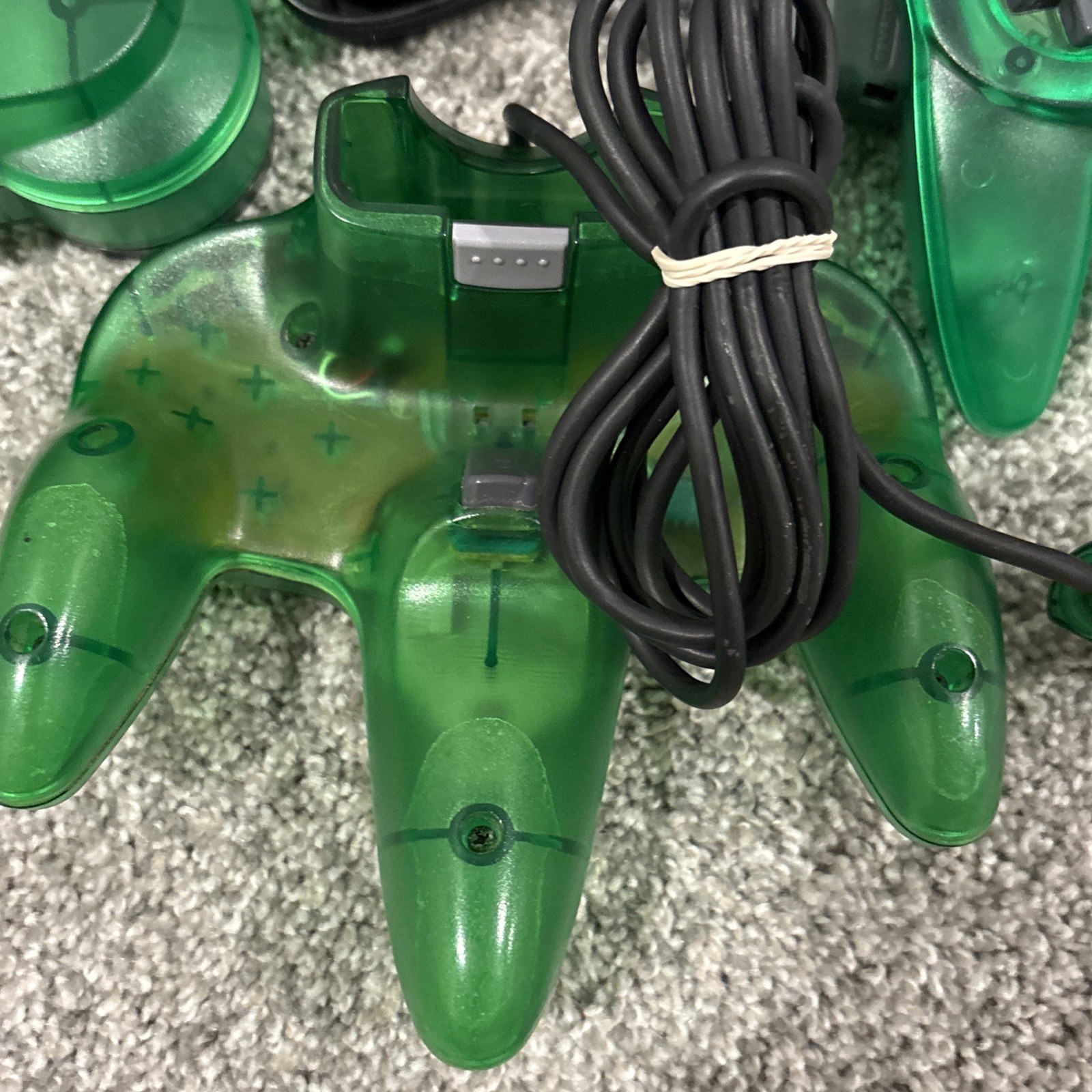 Nintendo N64 Jungle Green Console W/ OEM Controller, Expansion Pack, REGION FREE
