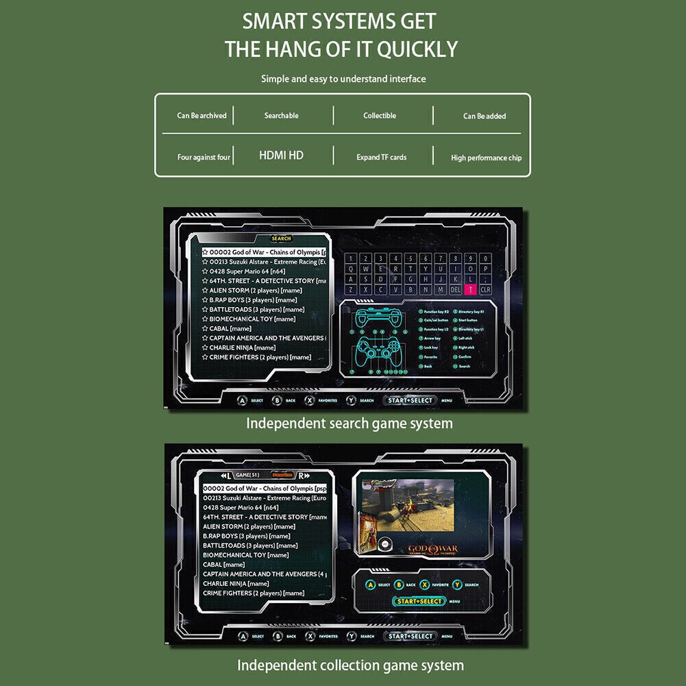 G11 Pro Video Game Console 4K Output Retro Gaming Player Box for Android 9.0 TV