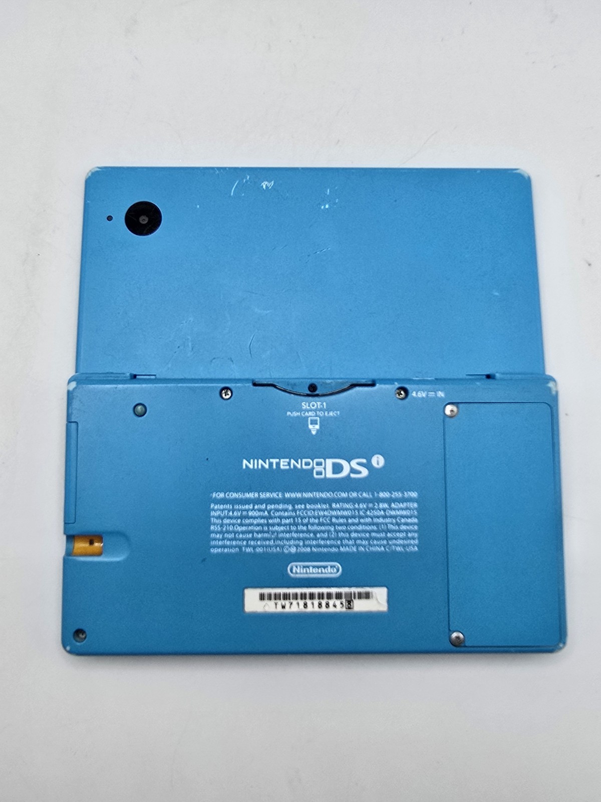 Nintendo DSi DSi Handheld Game Console TWL-001 Aqua Blue