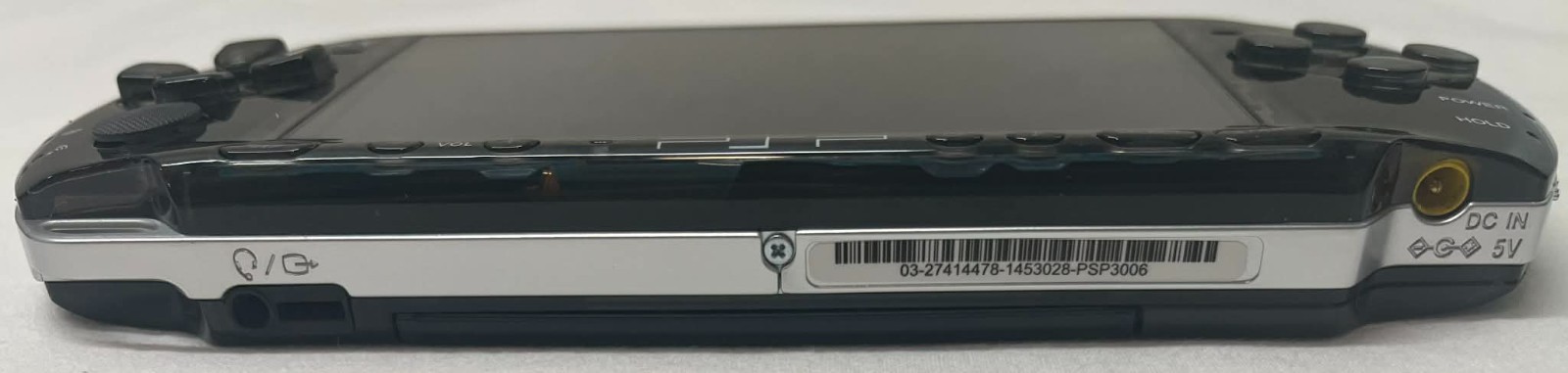 PSP3000 Clear Black / IPS Screen / Battery / Sony Charger / Region Free / 32GB