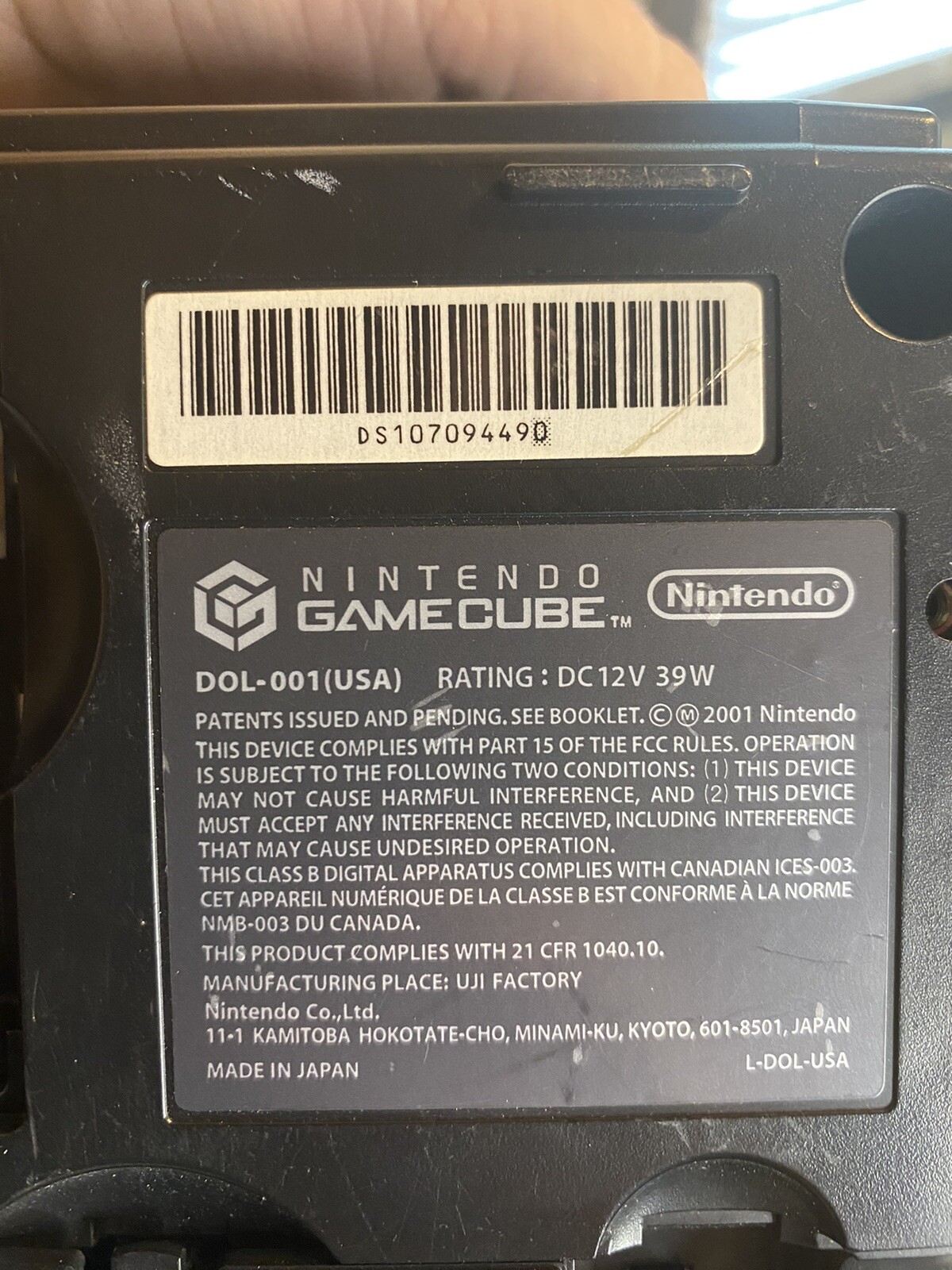 Nintendo Gamecube Bundle, 3 Games +2Controllers + 16mb Card , NO CORDs Works!!