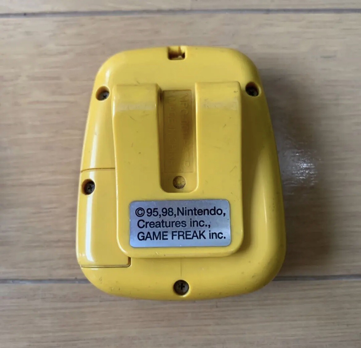 NINTENDO Pocket Pikachu Color Yellow & Clear 2 set Pedometer Pokemon Used Tested